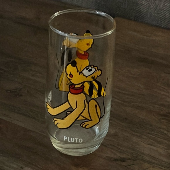 VTG Pepsi/Mickey Mouse/Walt Disney World Themed Drinking Glass Tumbler PLUTO - Picture 6 of 16